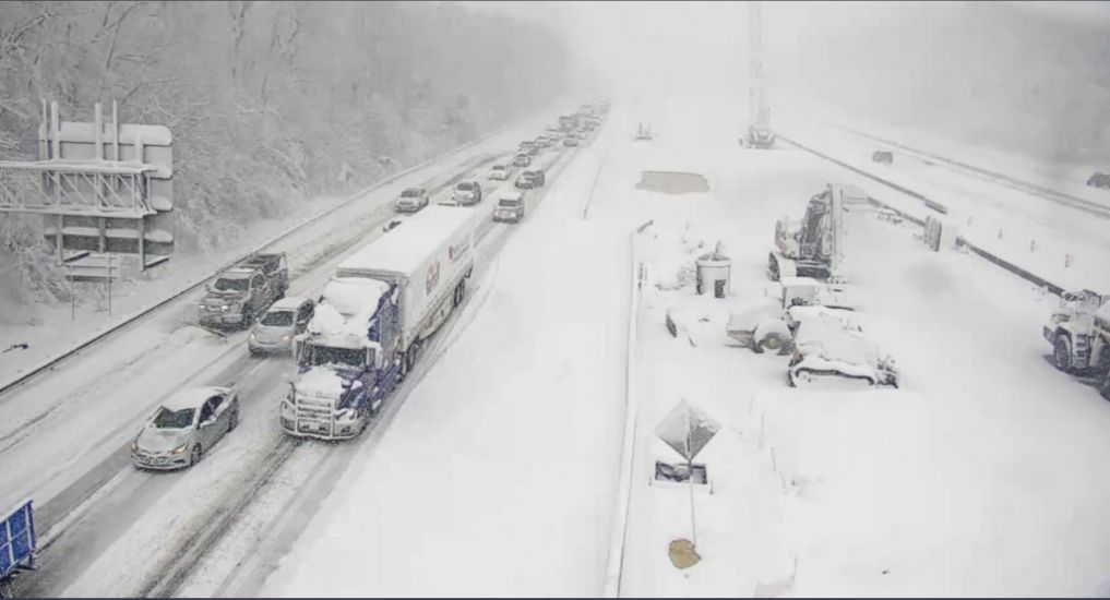 Hundreds Stranded All Night In Freezing Temperatures On Snowy Us Highway