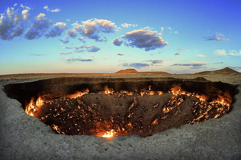 Turkmenistan’s Leader Wants ‘Gates Of Hell’ Fire Put Out