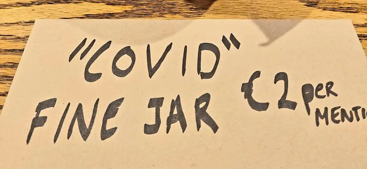 Irish Pub Has Introduced A Covid-19 Jar To Fine People Talking About The Virus