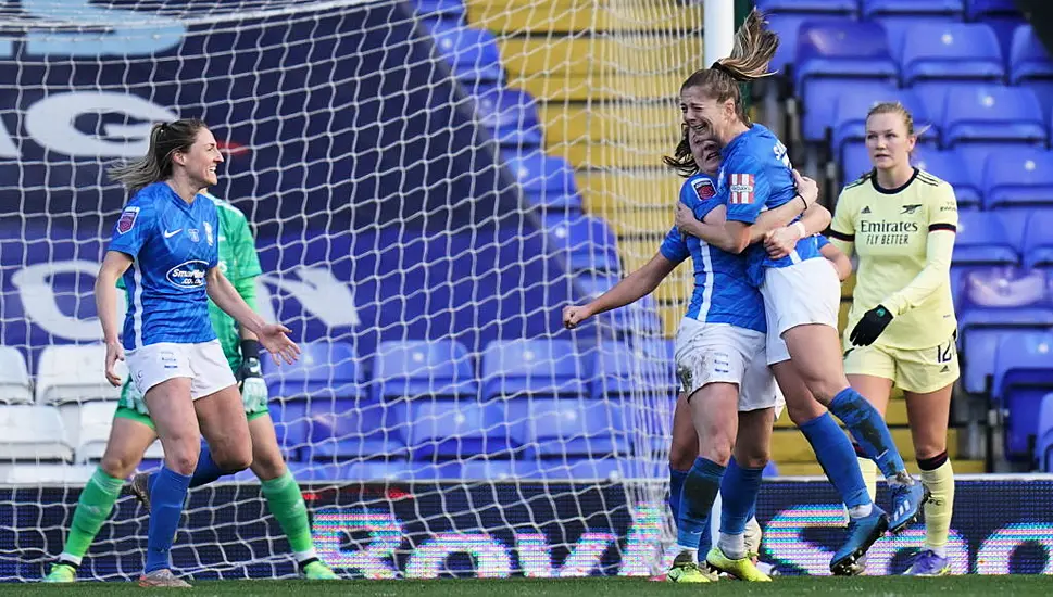 Birmingham Stun Wsl Leaders Arsenal To Secure First Win Of The Season