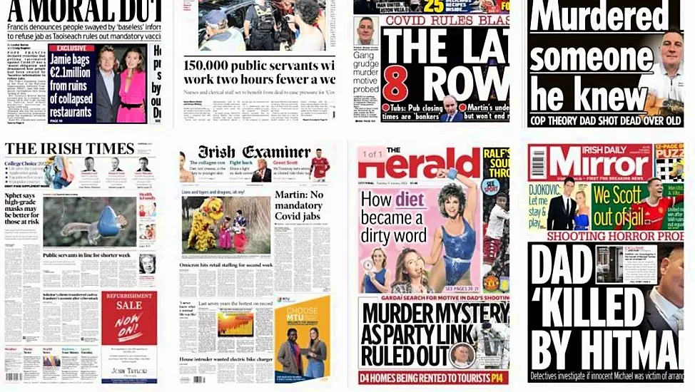 What The Papers Say: Tuesday's Front Pages