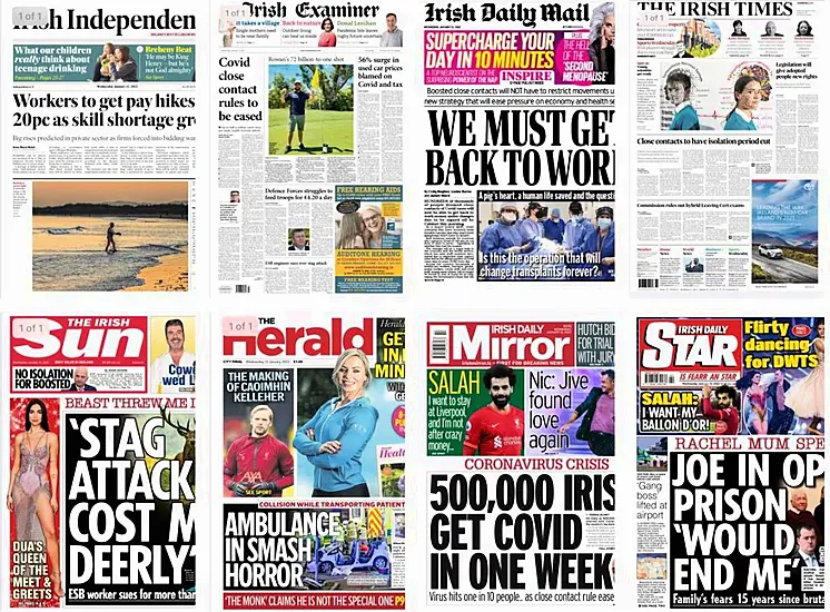 What The Papers Say: Wednesday's Front Pages