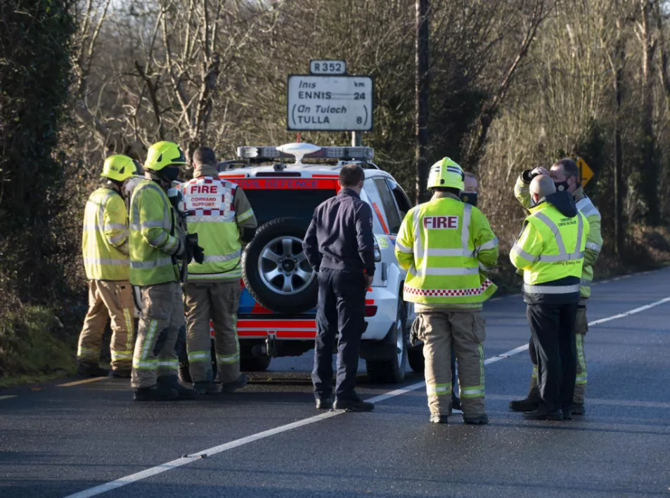 Clare crash Bodyke search