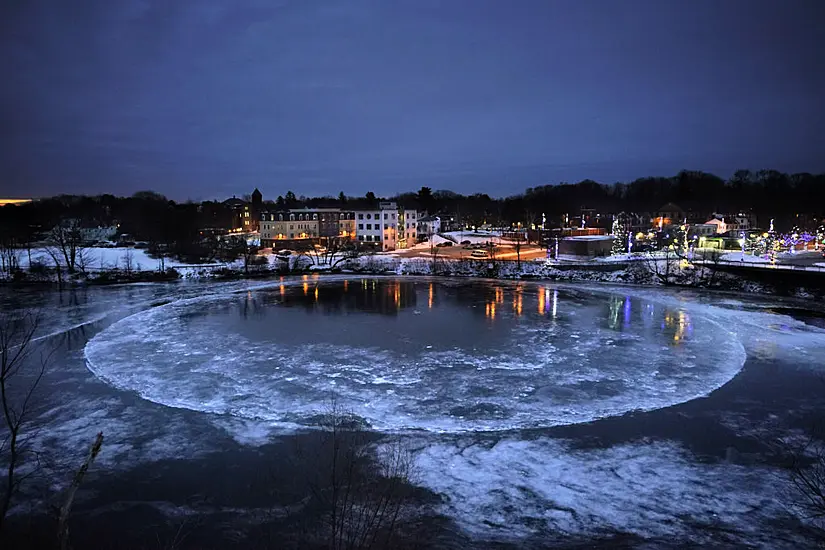 Swirling Ice Disc Causes A Stir