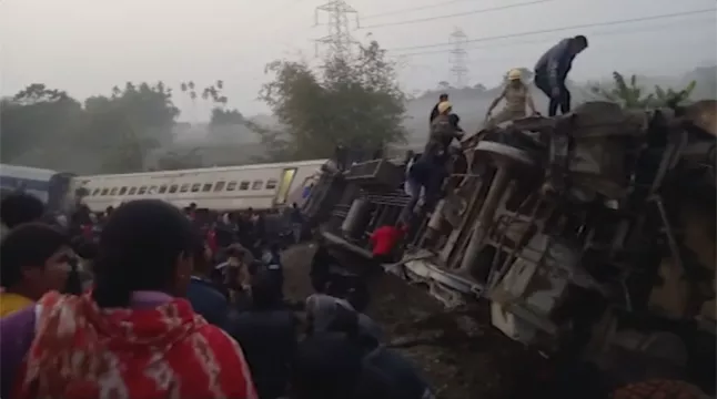 Nine Dead After Train Derails In West Bengal State