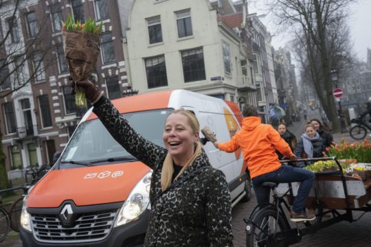 Tulips For Amsterdam: Growers Hand Out Free Flowers