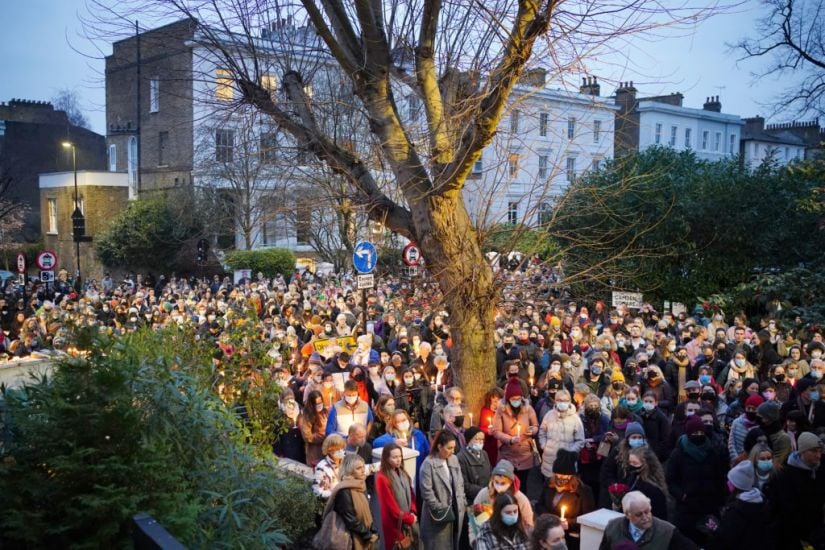 London Crowd Pays Tribute To Ashling Murphy