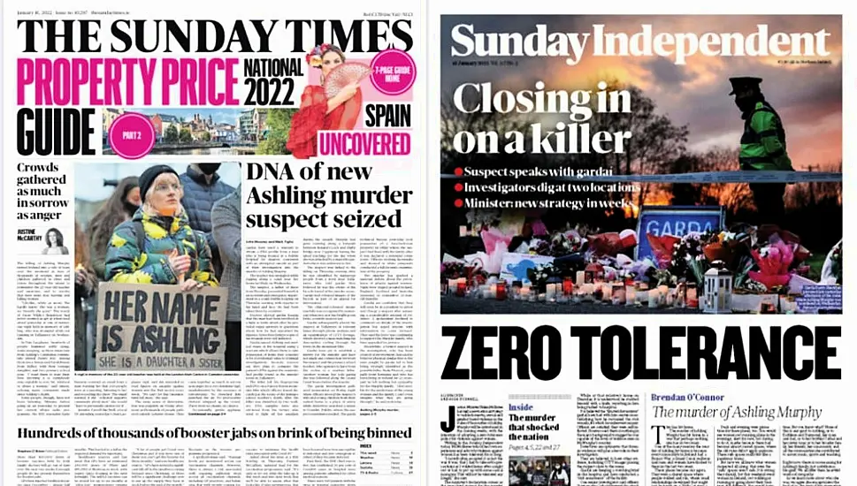 What The Papers Say: Sunday's Front Pages