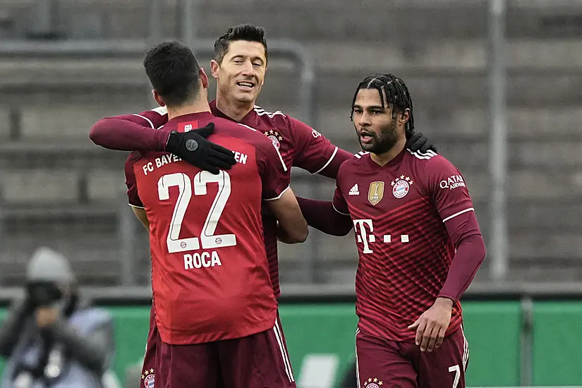 Robert Lewandowski Nets Hat-Trick As Bayern Munich Move Six Points Clear At Top