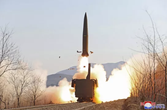 North Korea Fires Projectile In Fourth Launch This Month, Officials Say