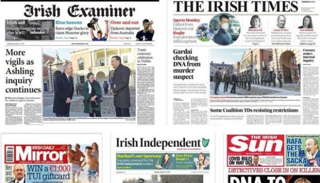 What The Papers Say: Monday's Front Pages