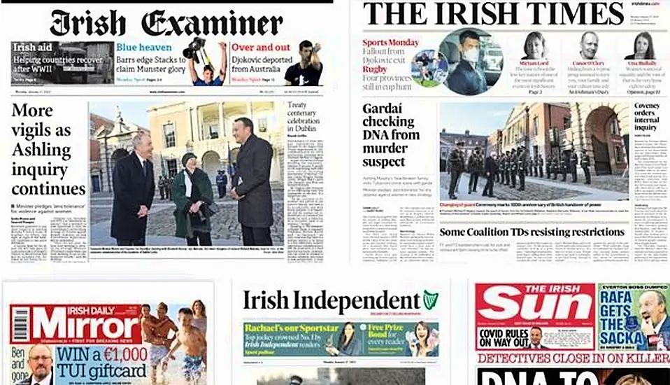 What The Papers Say: Monday's Front Pages