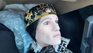 Prince Charming Mannequin Seen In Car On Motorway Is Mistaken For A Body