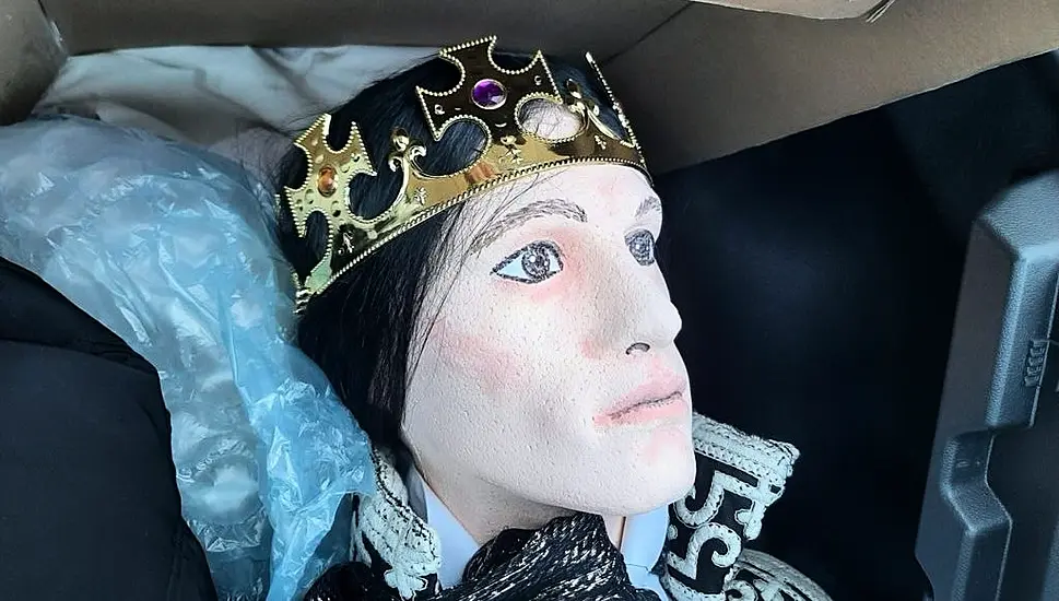 Prince Charming Mannequin Seen In Car On Motorway Is Mistaken For A Body