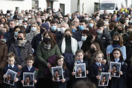 Crowds Gather For Funeral Of Ashling Murphy In Co Offaly