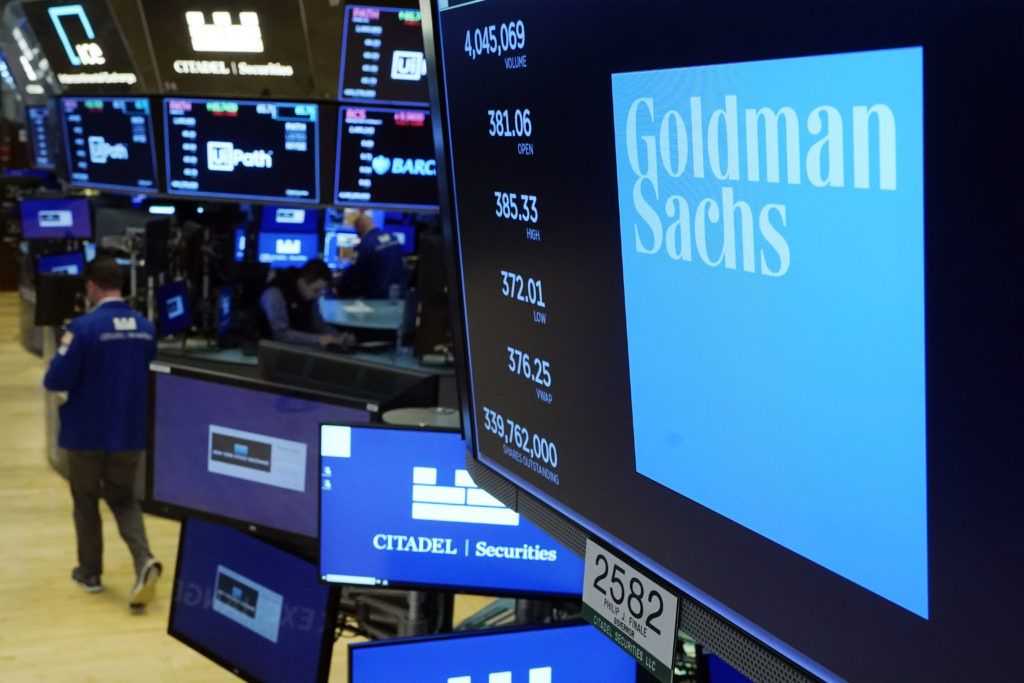Goldman Sachs fourth-quarter profits fall 13% as compensation costs soar