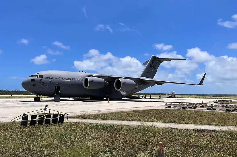 First Foreign Aid Flights Arrive In Tonga After Huge Volcanic Eruption