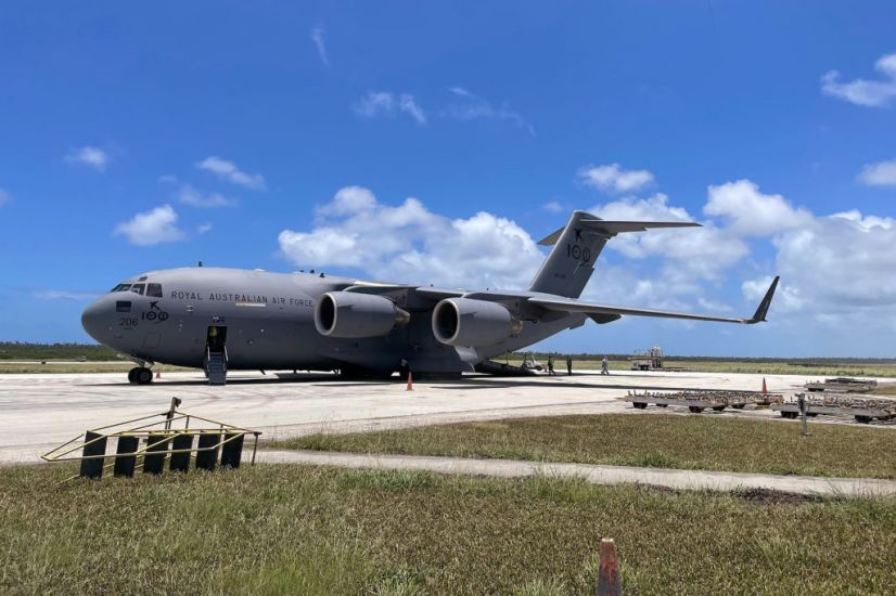 First Foreign Aid Flights Arrive In Tonga After Huge Volcanic Eruption