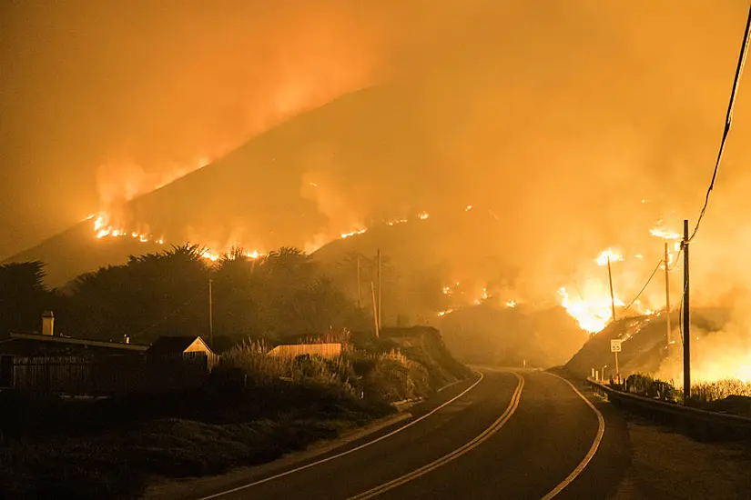 Homes Evacuated Over Wildfire In California’s Big Sur