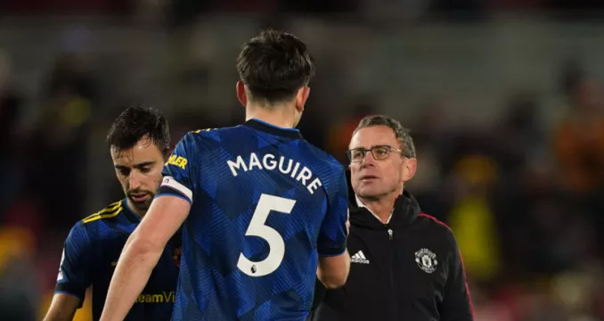 Ralf Rangnick Lauds Man Utd’s Harry Maguire For Producing Captain’s Performance