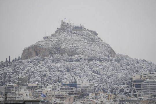 Snow Blankets Athens, Greek Islands And Turkey’s Istanbul