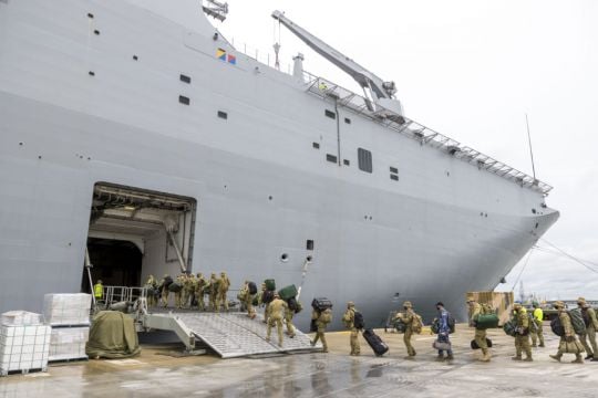 Officials: 23 Australians On Ship Delivering Aid To Tonga Have Covid-19