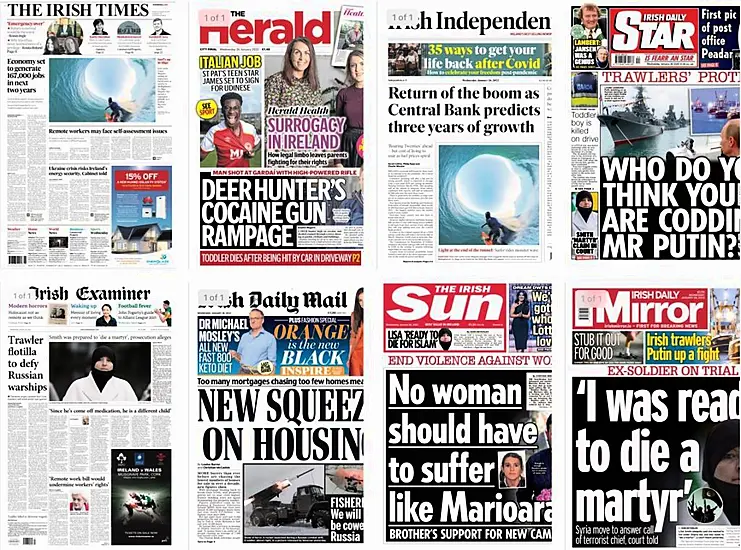 What The Papers Say: Wednesday's Front Pages