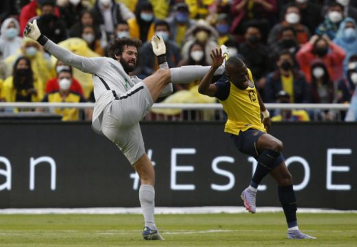 Alisson Becker gets double red card reprieve during Brazil World