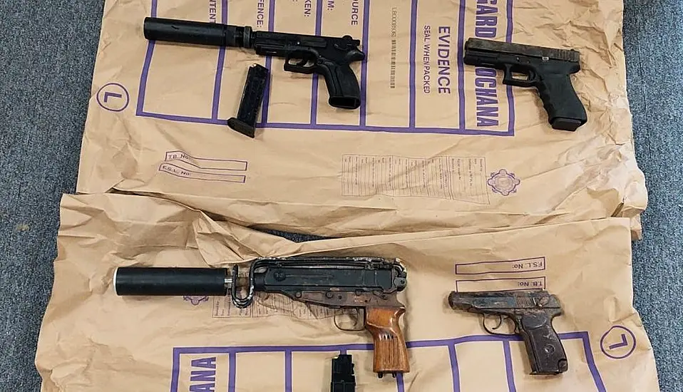 Two Arrested After Gardaí Seize Four Firearms During Search Of Tallaght Homes