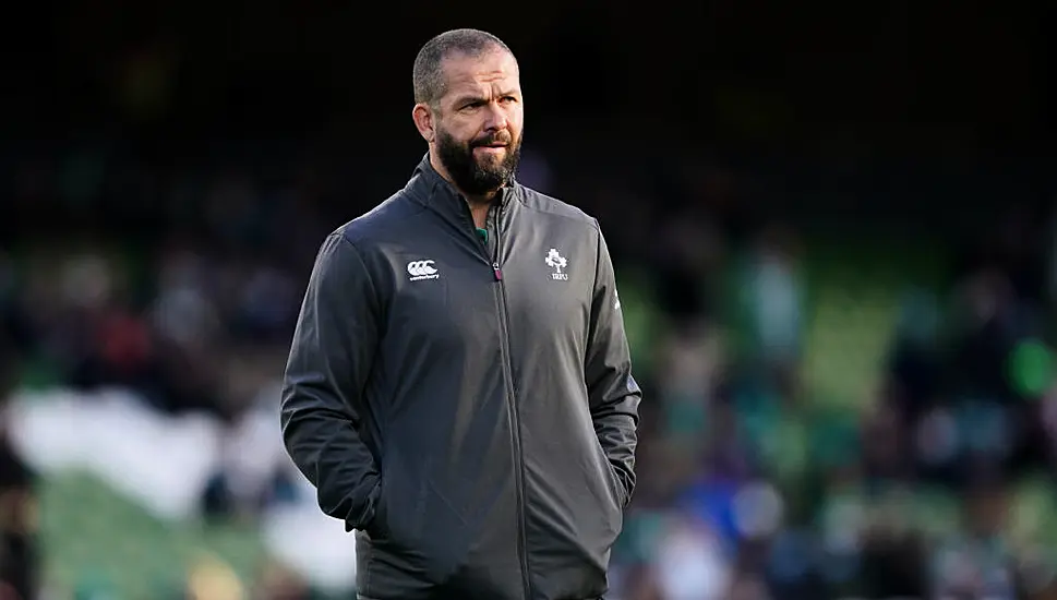 Rugby: Ireland Boss Andy Farrell Not Worried By Lack Of Club Games Ahead Of Six Nations