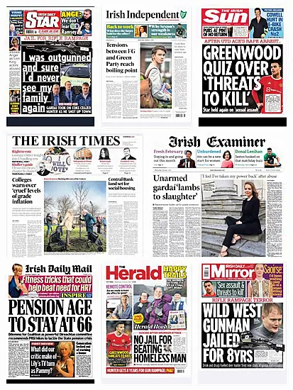 What The Papers Say: Wednesday's Front Pages