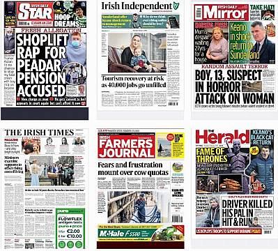 What The Papers Say: Thursday's Front Pages