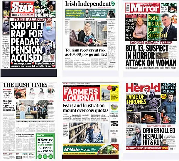 What The Papers Say: Thursday's Front Pages