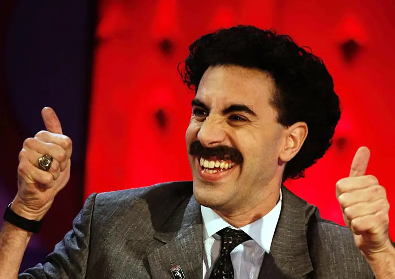 Sacha Baron Cohen Channels Borat To Wish Wife Isla Fisher Happy Birthday