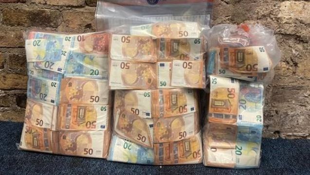 Two Arrested Following Seizure Of €374,000 In Cash By Gardaí In Co Dublin