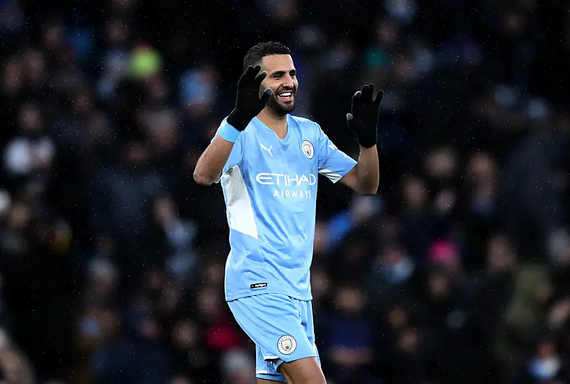 Riyad Mahrez Brace Helps Manchester City Comfortably Into Fa Cup Fifth Round