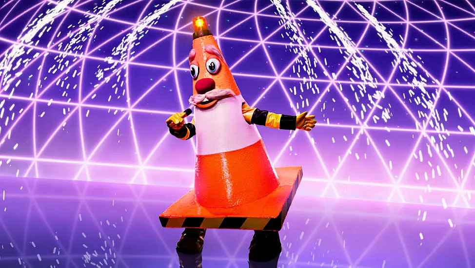 Real Identity Of Traffic Cone Revealed On The Masked Singer