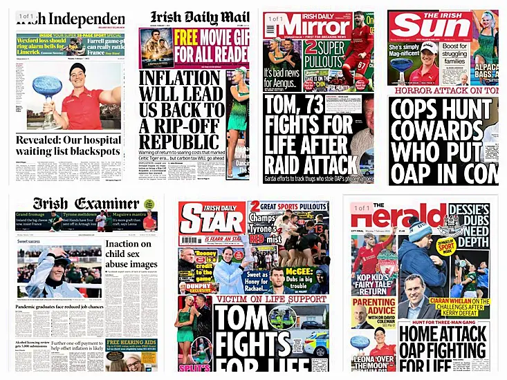 What The Papers Say: Monday's Front Pages