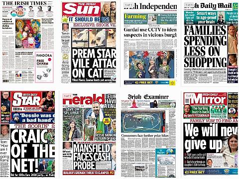 What The Papers Say: Tuesday's Front Pages