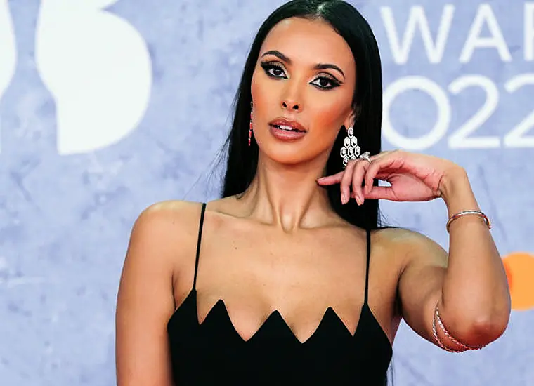 Maya Jama Appears To Show Off Engagement Ring On Brits Red Carpet