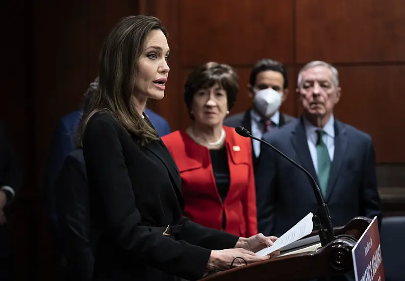 Angelina Jolie Urges Senate To Renew Violence Against Women Act