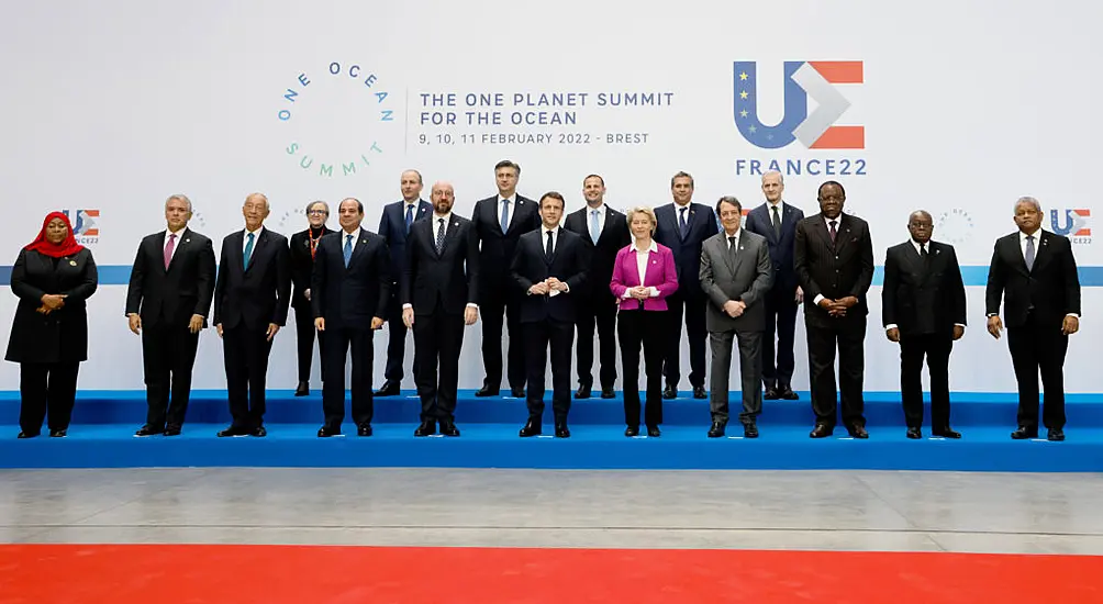 World Leaders At France Summit Mull Ways To Protect Oceans