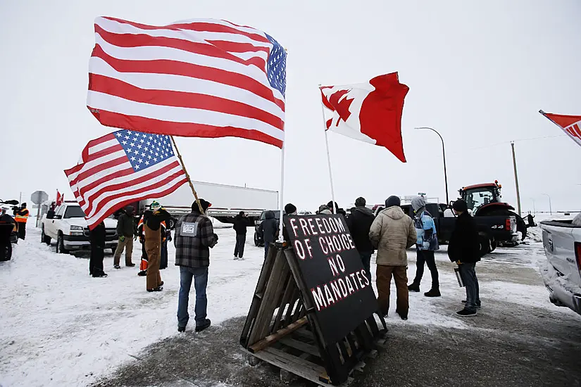 Ontario Declares An Emergency Over Lorry Blockades In Canada