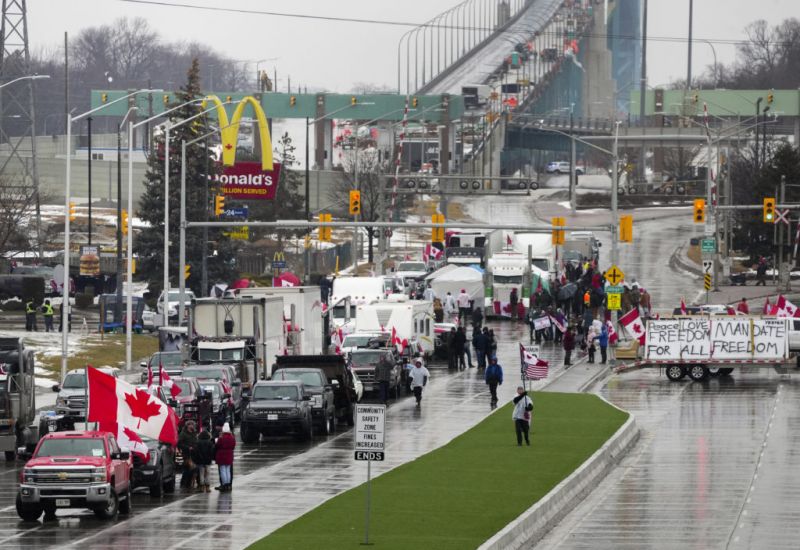 Canadian Judge Orders An End To Blockade At Border Bridge