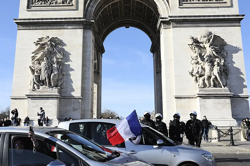 Paris Police Fire Tear Gas To Disperse Banned Coronavirus Protest