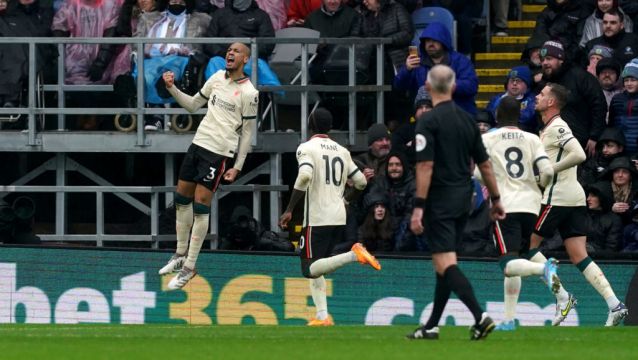 Fabinho Strike Helps Liverpool Grind Out Victory Over Burnley