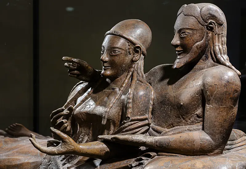 Terracotta Lovers Still In Tender Embrace After 2,500 Years