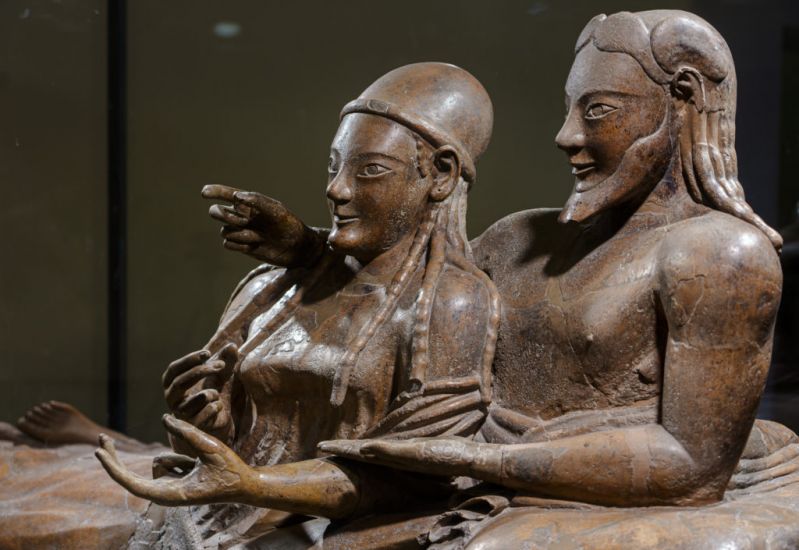 Terracotta Lovers Still In Tender Embrace After 2,500 Years