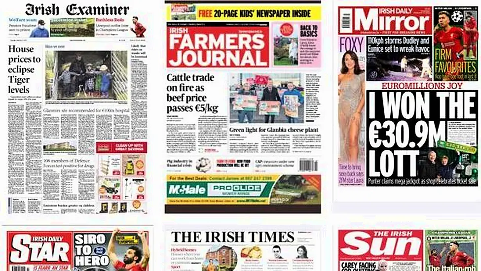 What The Papers Say: Thursday's Front Pages