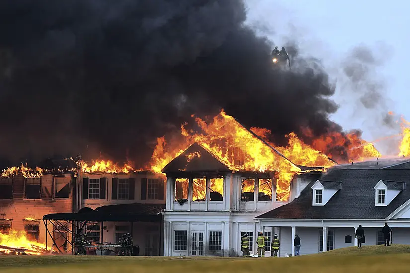 Us Golf Course Which Hosted Major Tournaments Suffers Devastating Fire